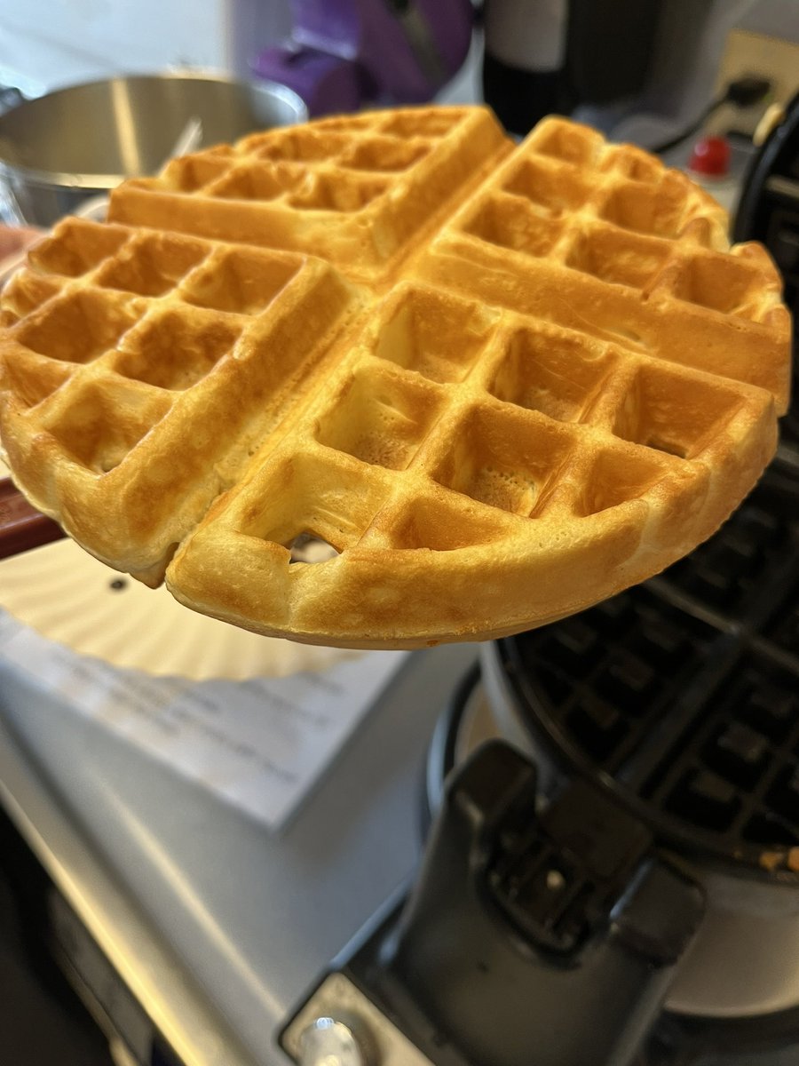 I made a waffle from scratch you may now call me Gordon Ramsay https://t.co/gYyjQIeb5D