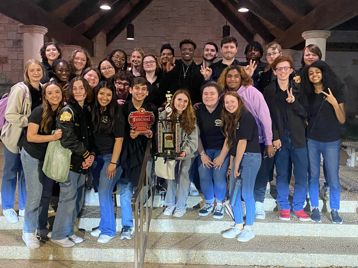 So proud of the Klein Oak Chamber Singers for their performance at the 2022 Madrigal/Chamber Contest. They received a 1 and awarded The Performance of Distinction Award, as well a standing ovation for their performance! <a href="/kochoir/">Klein Oak Choir</a>