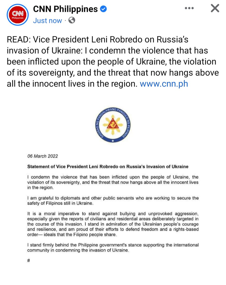 earthwizard1's tweet photo. Feeling president na naman si Leni Robredo. at hindi biased ang CNN Philippines talaga. #Eleksyon2022 
#TELenLenRoseEp1 
#NagaLeaks https://t.co/iSINBOgqcw