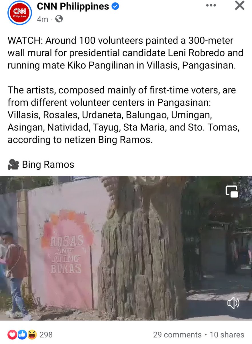 earthwizard1's tweet photo. Feeling president na naman si Leni Robredo. at hindi biased ang CNN Philippines talaga. #Eleksyon2022 
#TELenLenRoseEp1 
#NagaLeaks https://t.co/iSINBOgqcw