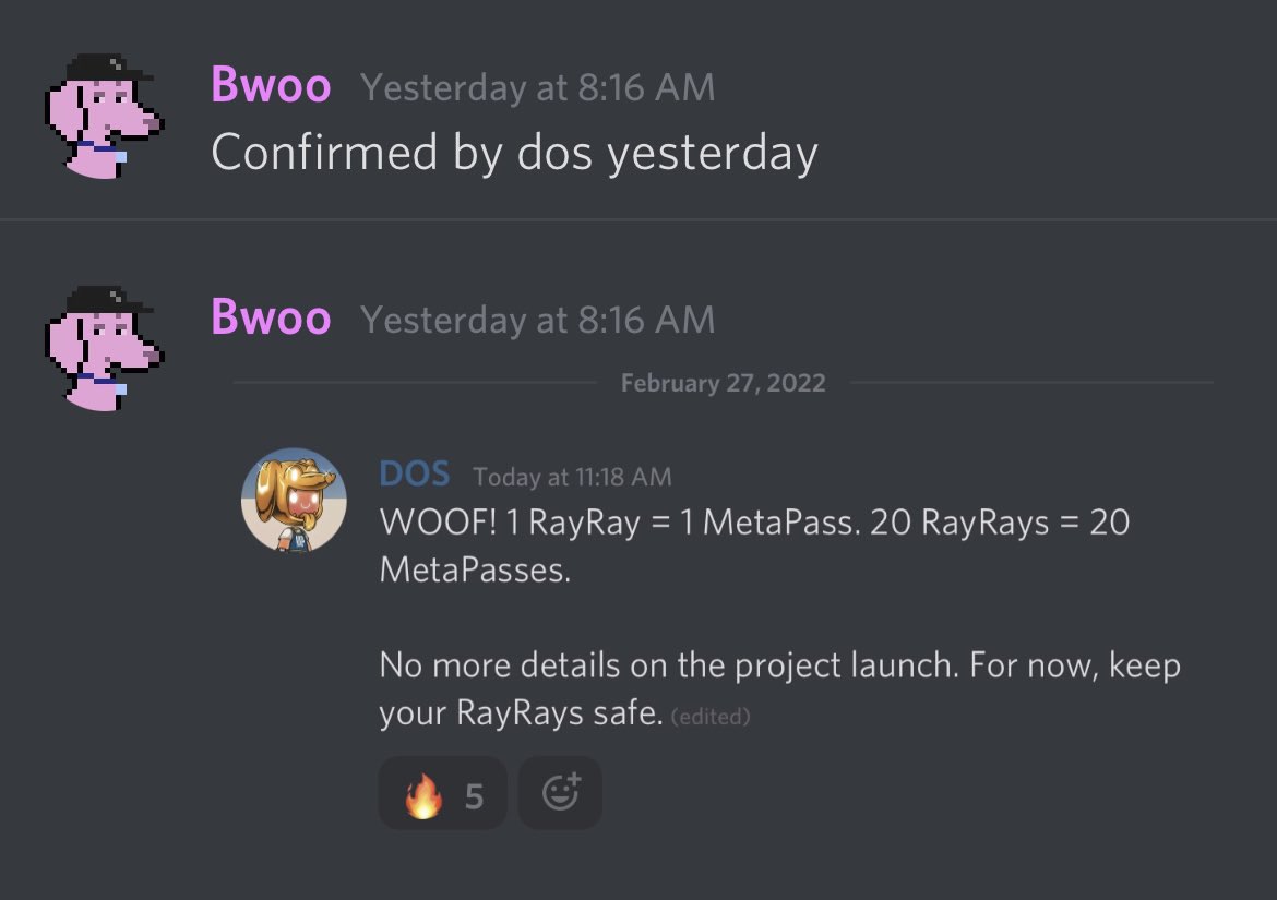 you heard it right 1 <a href="/cryptorayrays/">CryptoRayRays</a> = 1 <a href="/metapeeps/">METAPEEPS</a> WL #NFT #Nfts