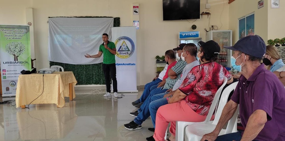 ISTPEM1's tweet photo. La carrera de tecnología superior en Producción Agropecuaria del #ISTPEM participó de la socialización del proyecto “Biocorredor Río de Oro”, esta iniciativa es impulsada por la agrupación “URBIÁRBOL”, aliado estratégico con la Corporación Líderes para Gobernar “CLPG". https://t.co/ZGwpwI3RRQ