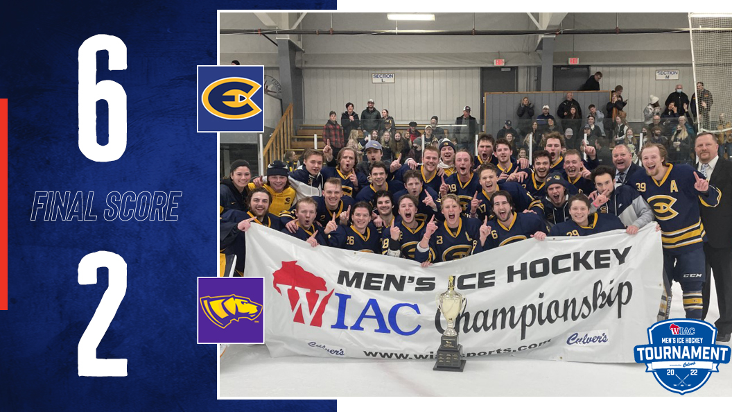 #WIACHKY | Congratulations <a href="/UWECblugolds/">UWEC Athletics</a> on winning the fourth WIAC Men's Ice Hockey Tournament/Commissioner's Cup (pres. by Culver's) title in program history!
#d3hky