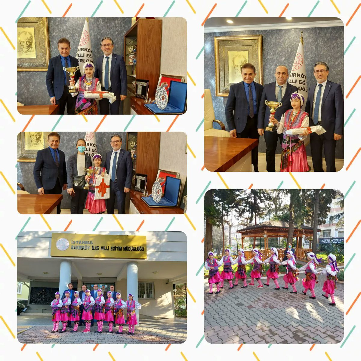 💫İlçe Millî Eğitim Müdürümüz Sn.Muhammet Fatih Çepni,2022 Yılı Okullar Arası Halk Oyunları Yarışması,Minikler Düzenlemesiz Kategorisinde İl Birincisi Olan Bakırköy Medeni Berk İlkokulu Öğrencilerini makamında ağırladı.

📝Haber👇
🌐m.facebook.com/story.php?stor…

<a href="/tcmeb/">Millî Eğitim Bakanlığı</a> <a href="/istanbulilmem/">İstanbul İl Millî Eğitim Müdürlüğü</a>