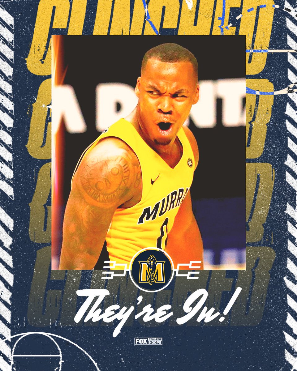 The first ticket has been punched! 🎟️

<a href="/RacersHoops/">Murray State MBB</a> is going dancing! 🕺