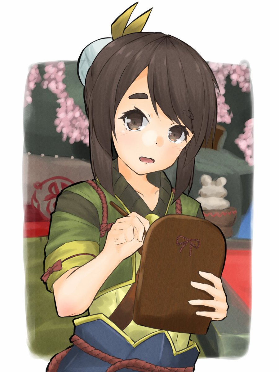 お題箱からモンハンライズのヨモギちゃん 