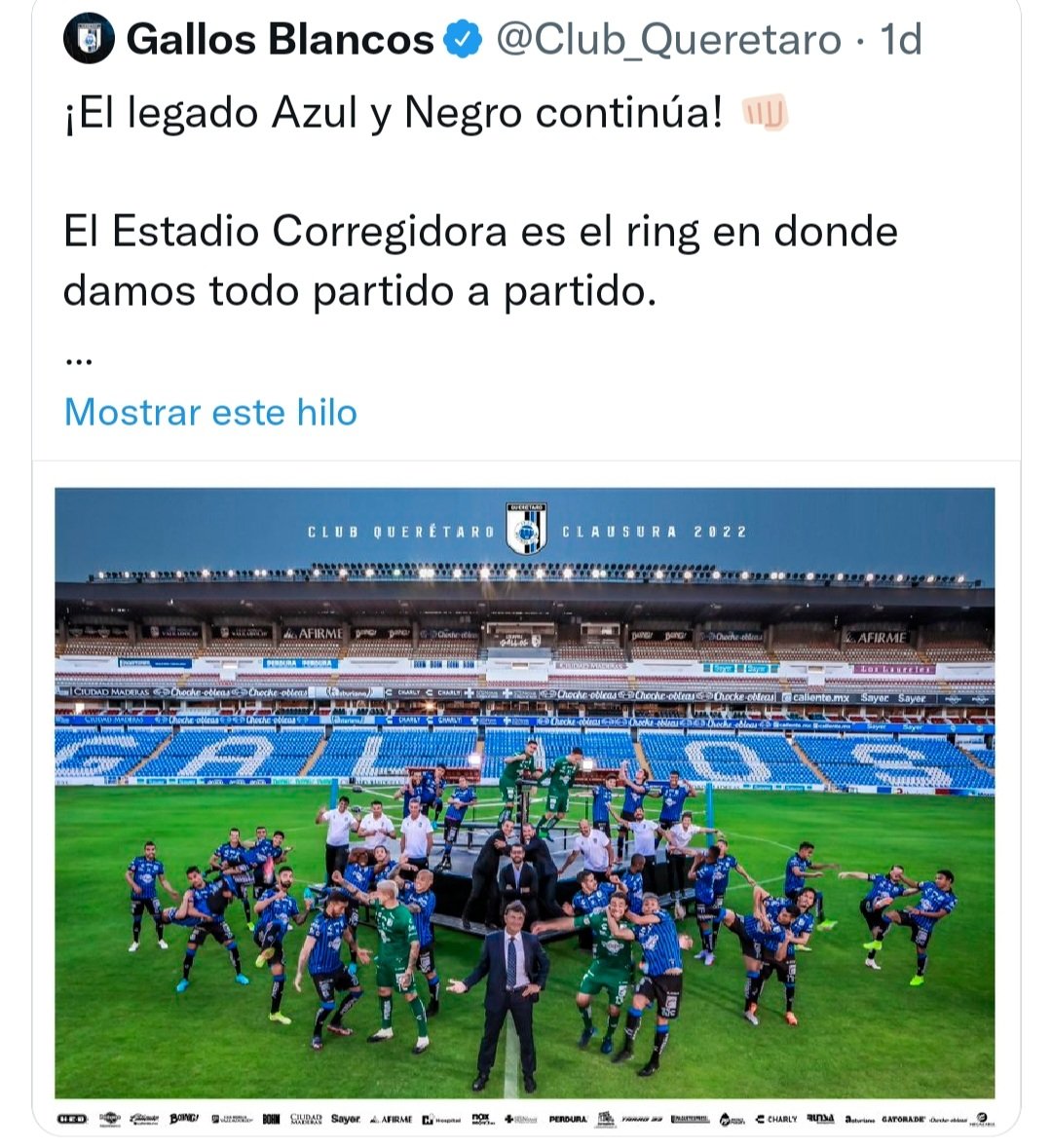 alexinc27's tweet photo. Oye @Club_Queretaro se te cayó tu tuit, no te preocupes, lo recuperé por ti.

#asesinos https://t.co/P68OaH9TdP