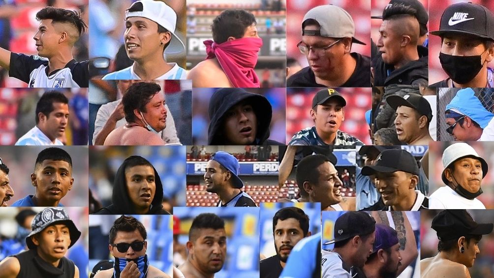ibarramiguel66's tweet photo. 🚨circula esto: 
Algunos de los rostros de los delincuentes que ingresaron al campo en el Querétaro vs Atlas para agredir a familias.

La Liga MX debería de considera una desafiliación a los Gallos Blancos y CARCEL.
Una vergüenza https://t.co/Y8FqccAZUg