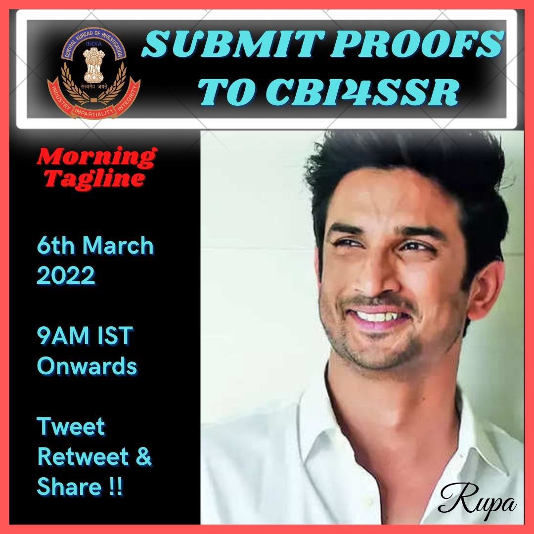 I_Am_Roy18's tweet photo. CBI is ignoring the proofs which are available in the public domain which proofs both Sushant and Disha were murdered.
But they are ignoring it,
To Save Whom? 

SUBMIT PROOFS TO CBI4SSR
https://t.co/kniV723NCr https://t.co/cPLSqr9rgf