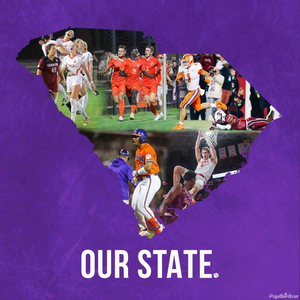 apthirteen's tweet photo. Men's Soccer ✅
Women's Soccer ✅
Football ✅
Men's Basketball ✅
Baseball ✅
Softball 🔜

#OURSTATE 🐅 https://t.co/ogwvQE2UfJ