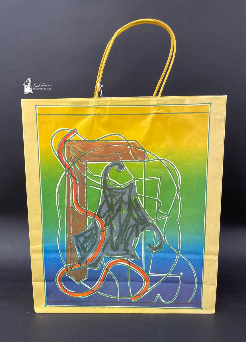 65/365: American artist Frank Stella is best known for his geometric patterns and shapes. He designed this bag with an abstract pattern for Dayton's department store (the parent company of Target) in 1984.