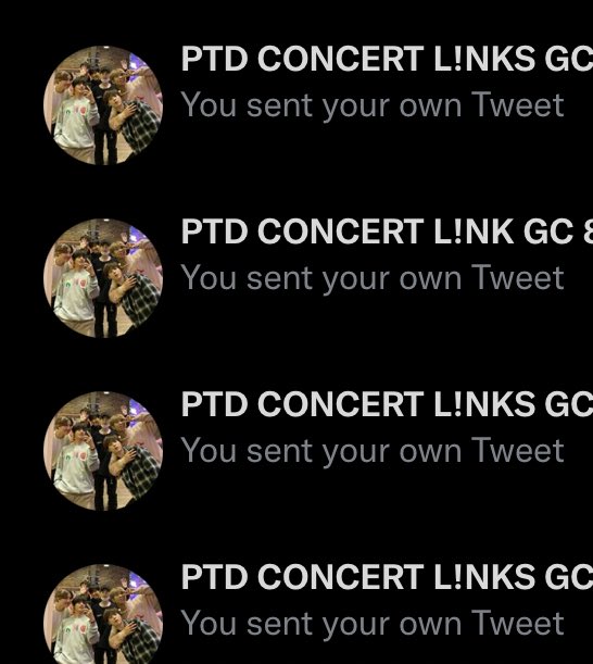 orphicJJK's tweet photo. MAKING A PTD CONCERT L!NK GC

- drop ur @  
-follow me and open ur dms (required)
-rt this tweet
-don’t reply if ur already added in some other gc of mine https://t.co/IUHMcKjbMC