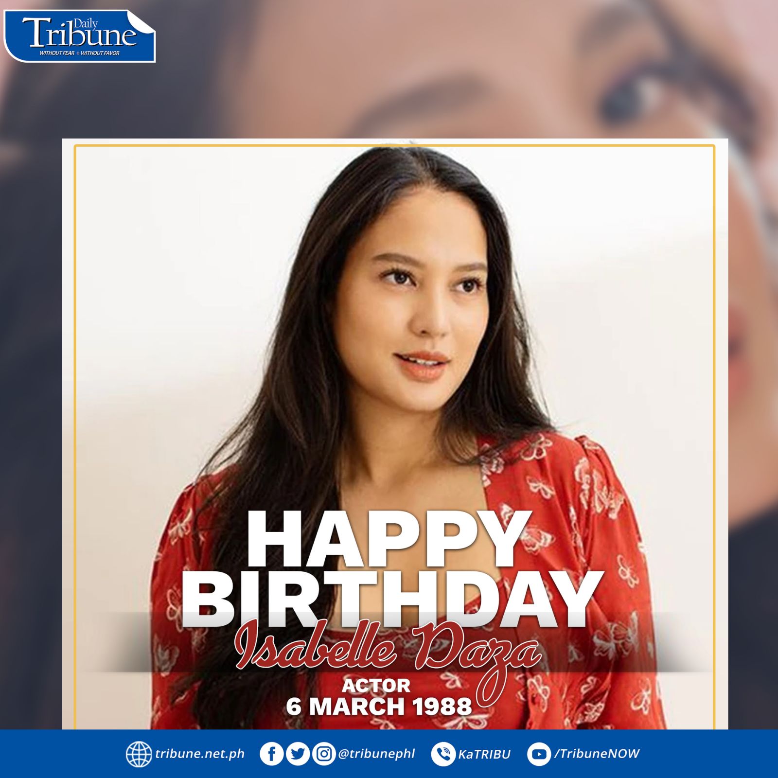 Happy Birthday to actor-host Isabelle Daza! (  