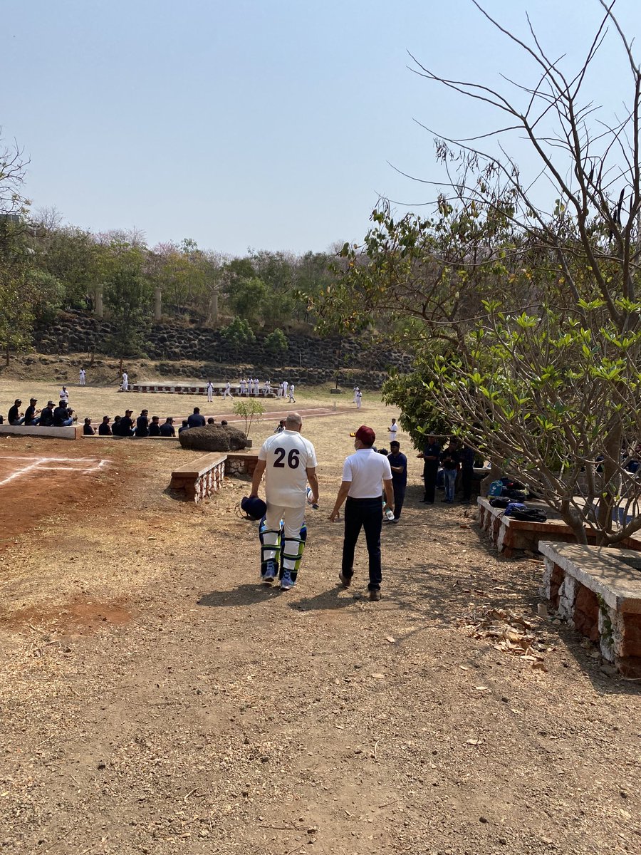 MohnishPabrai's tweet photo. A very fun day in Dakshana Valley with the scholars. I played cricket for the first time in 39 years and did not embarrass myself. Still got it, including hitting a few boundaries! 

Playing cricket with the scholars was a very special experience. https://t.co/IsWfX5zsSu