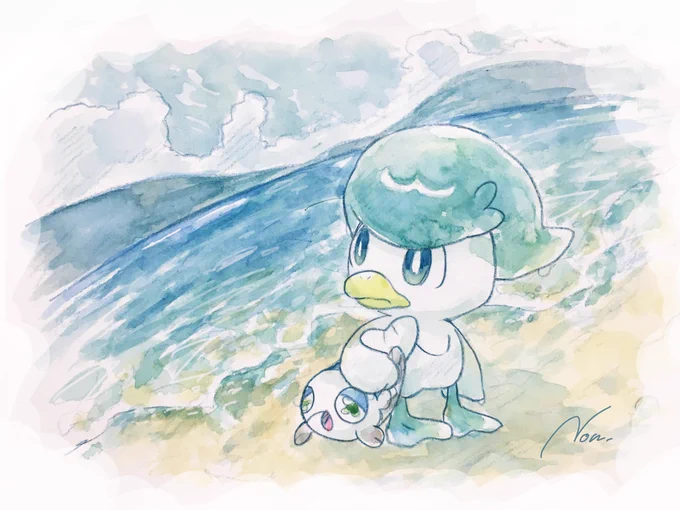 波打ち際 