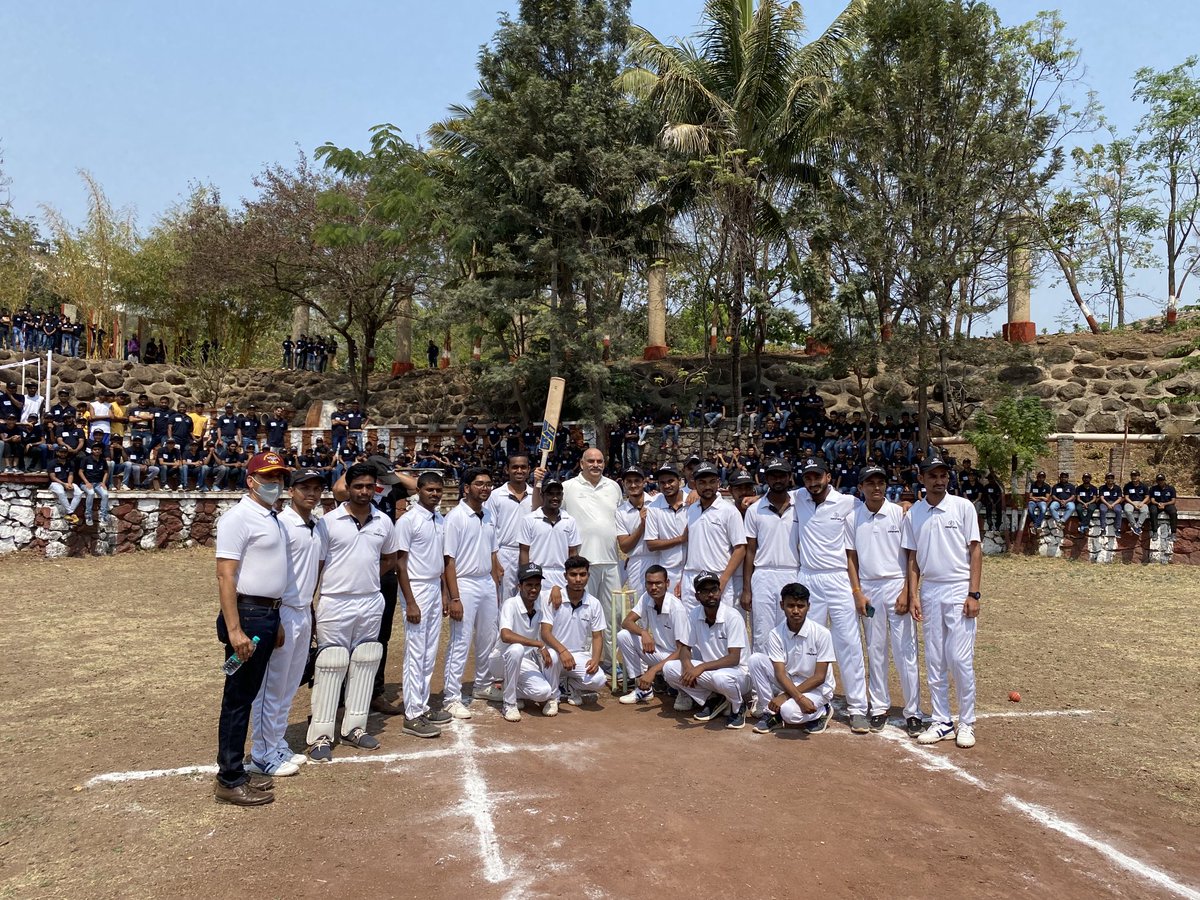 MohnishPabrai's tweet photo. A very fun day in Dakshana Valley with the scholars. I played cricket for the first time in 39 years and did not embarrass myself. Still got it, including hitting a few boundaries! 

Playing cricket with the scholars was a very special experience. https://t.co/IsWfX5zsSu