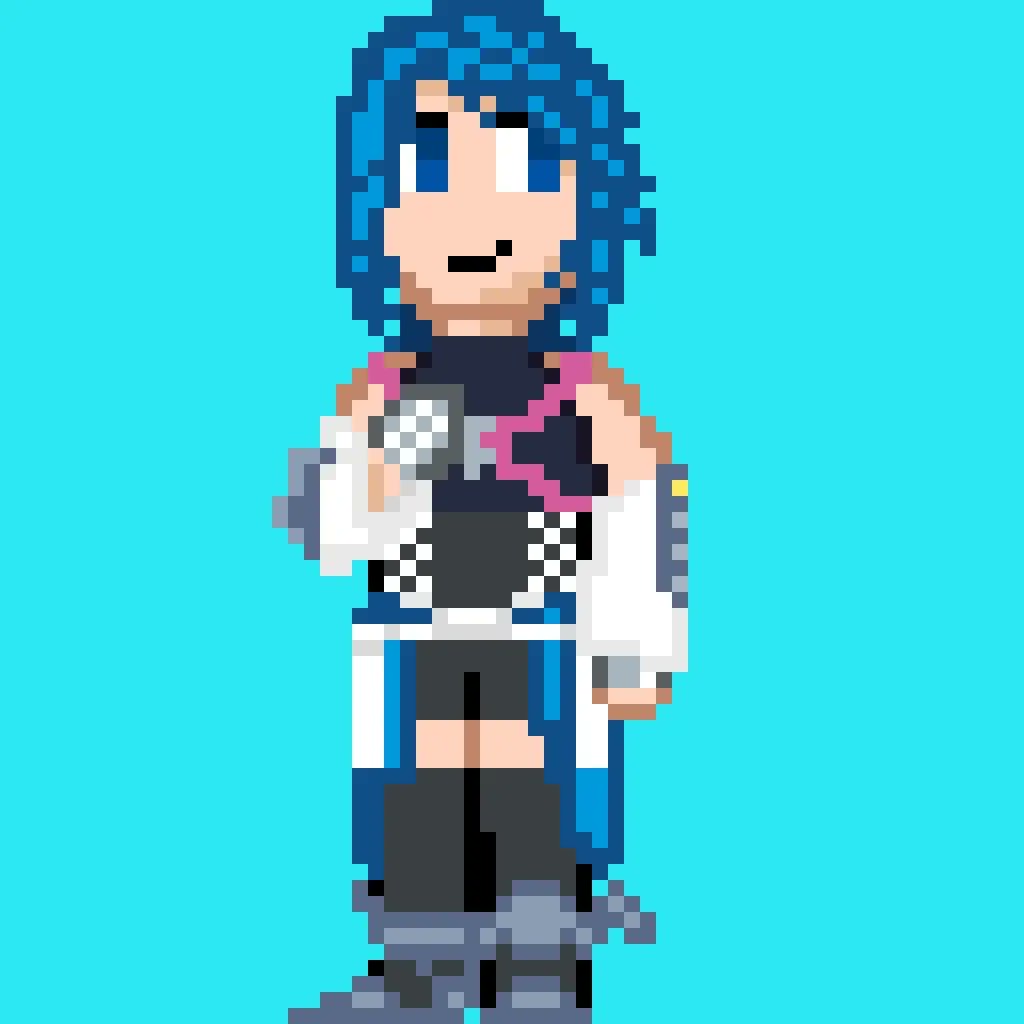 DokuroPixels's tweet photo. "My name is Master Aqua. Now return my friend's heart, or pay the price!"
"All that's left in my heart is misery and dispair... And now, you can share it!"
Master Aqua, from Kingdom Hearts

#KingdomHearts #Aqua #MasterAqua #AntiAqua #PixelArt #ArtistOnTwitter https://t.co/hWHg4qAmEl