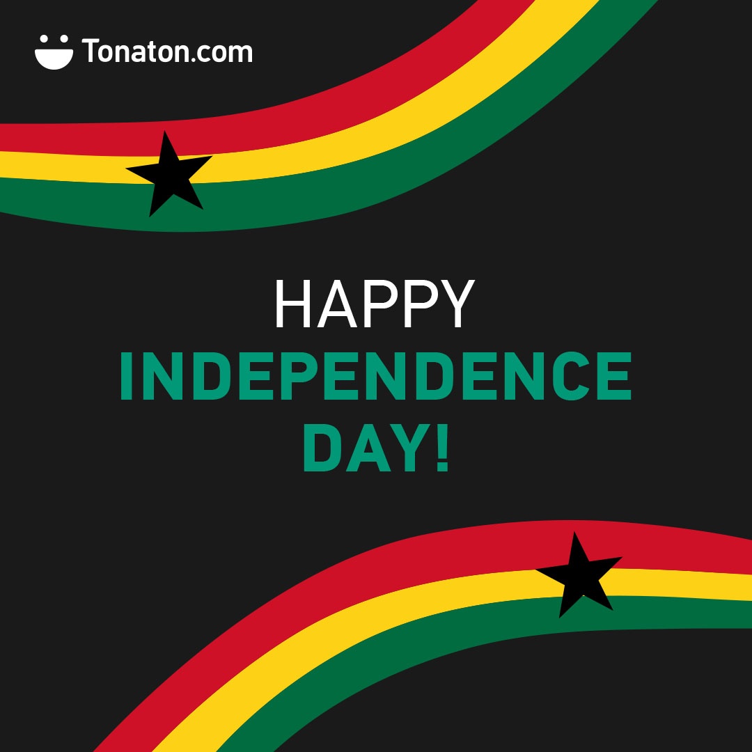 TonatonGhana's tweet photo. Happy Independence Day to everyone!πππ
Today, we celebrate the heroes of Ghana who led the country to attain its independence.
#independenceday #TonatonGhana #Tonaton https://t.co/eGDV0LHGOd
