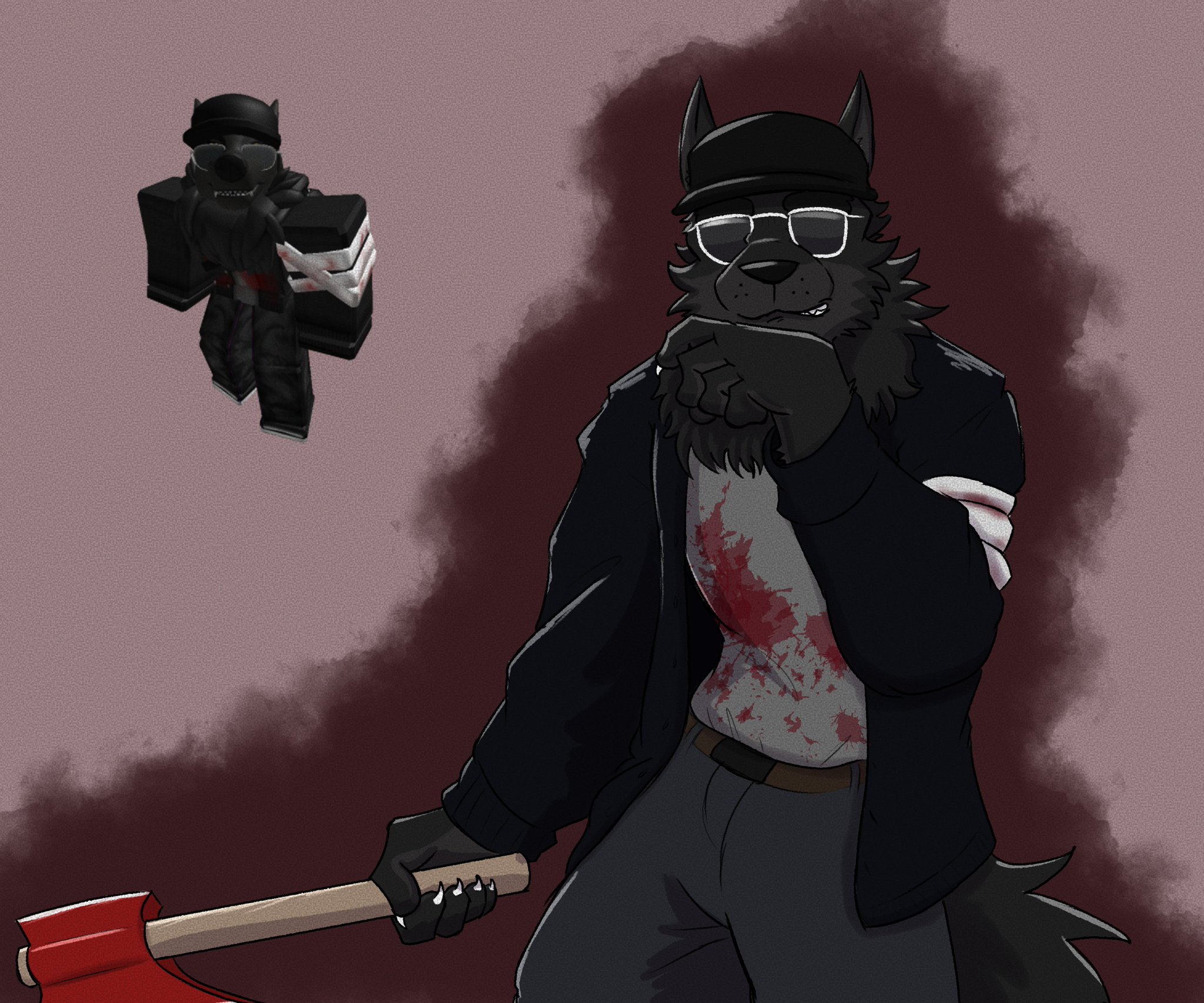 Roblox avatar by wolxthewolf -- Fur Affinity [dot] net