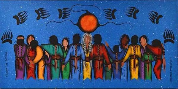 SonogramaMGZN's tweet photo. "Guarir les nacions", de Simone McLeod, artista originària de Winnipeg. És parlant de Cree-Ojibway, idiomes natius de #Canadà
@SimoneAkiMcLeod  #SimoneMcLeod https://t.co/9aVXvZgukT