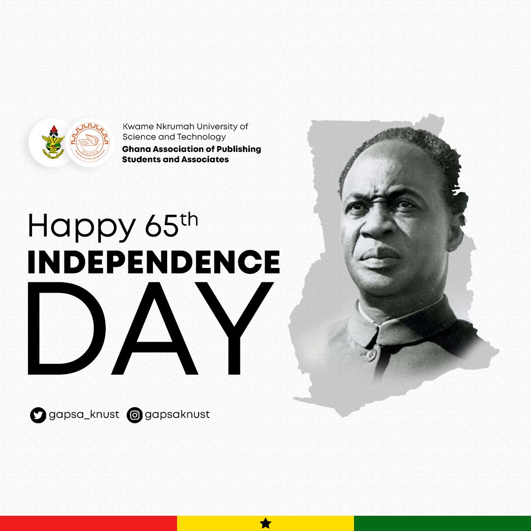 Freedom in our minds, freedom in our words, 
pride in our souls and salute to our nation! 
Happy Independence Day Ghana! 🇬🇭