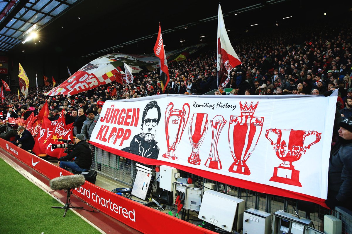 LFCGoa's tweet image. New Banner on the Kop 🏆 @TheKopHQ