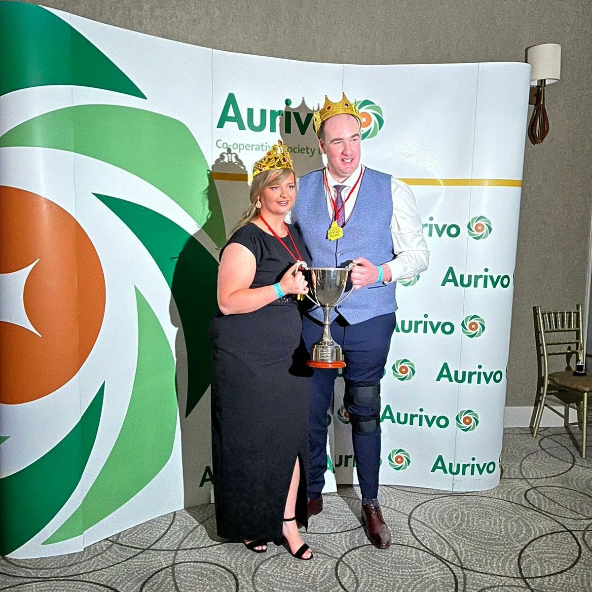 Well done to all last night, we hope everyone enjoyed their time and representing their counties. Massive congratulations to Liam - <a href="/LeitrimMacra/">Leitrim Macra</a> and Alanagh - Roscommon Macra on being crowned <a href="/AurivoCo_op/">Aurivo</a> North West Kings and Queens 2022!