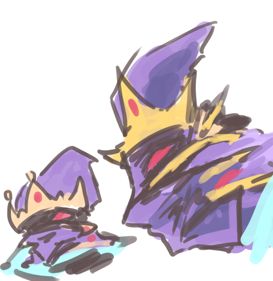 大山チロルさんのアイコンが昔のファイナルファンタジーみたいな覆面の横顔みたいに見えてかっこいい!って思ったらツノだった! 