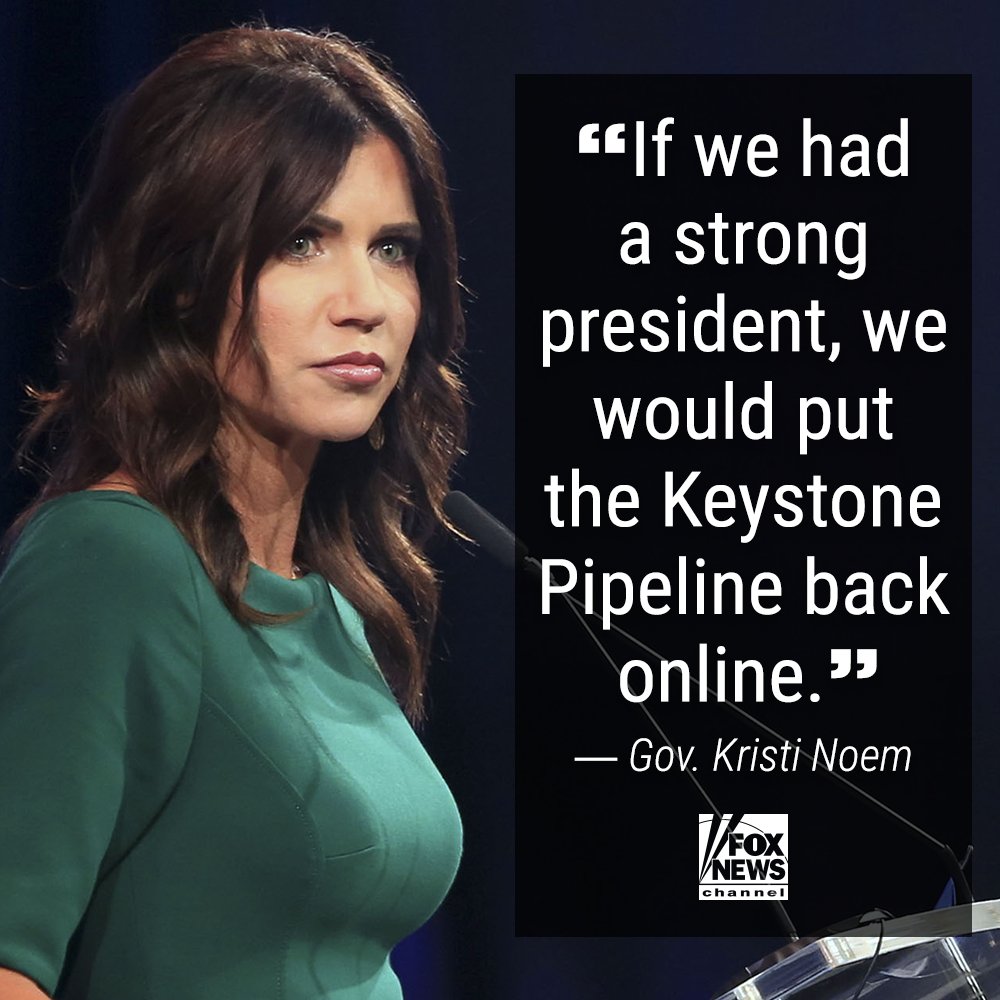CRUDE AWAKENING: 
<a href="/KristiNoem/">Kristi Noem</a>
 slams Biden admin for stripping America of energy independence.