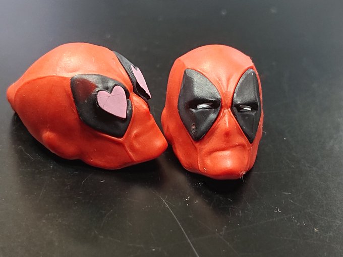 アメイジングヤマグチのデッドプール、目の塗装不良引いちゃった…… 