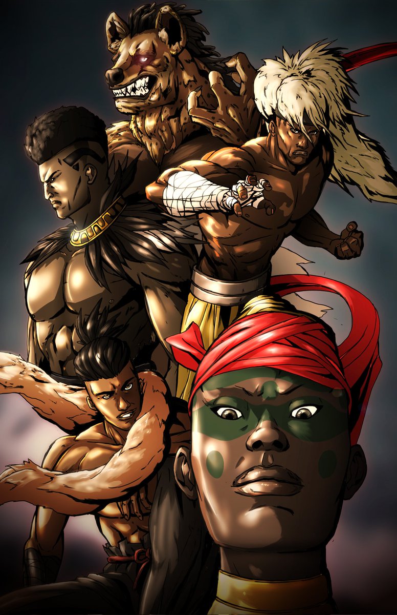 raudriccurtis's tweet photo. Yeah buddy @caydakom brings that fire look at his work on Dambe for @comics_royal https://t.co/ZNnf6oI1F2