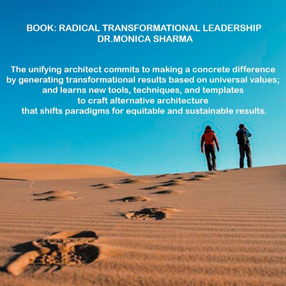 RT_Leadership's tweet photo. The unifying architect commits to making a concrete difference by 
generating transformational results based on universal values; and learns 
new tools, techniques, and templates to craft alternative architecture that 
shifts paradigms for equitable and sustainable results. https://t.co/lhKMYVOnW4
