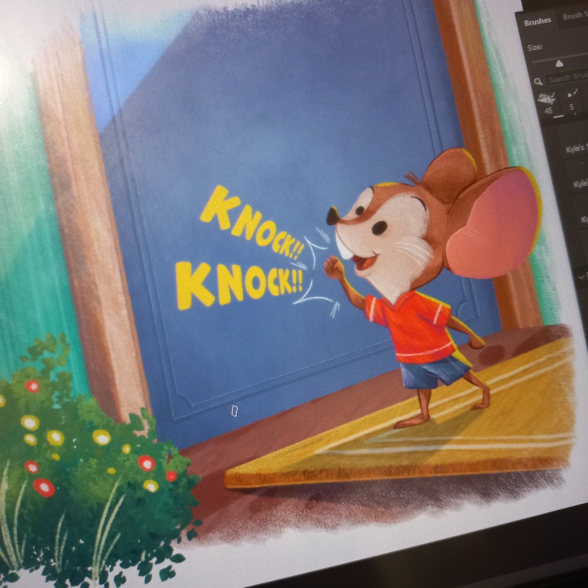 coronoacoro's tweet photo. GM, KNOCK KNOCK... hello from indonesia.
#childrenbook #scbwi #kidlit #illustrationbook https://t.co/6OeFQT4G80