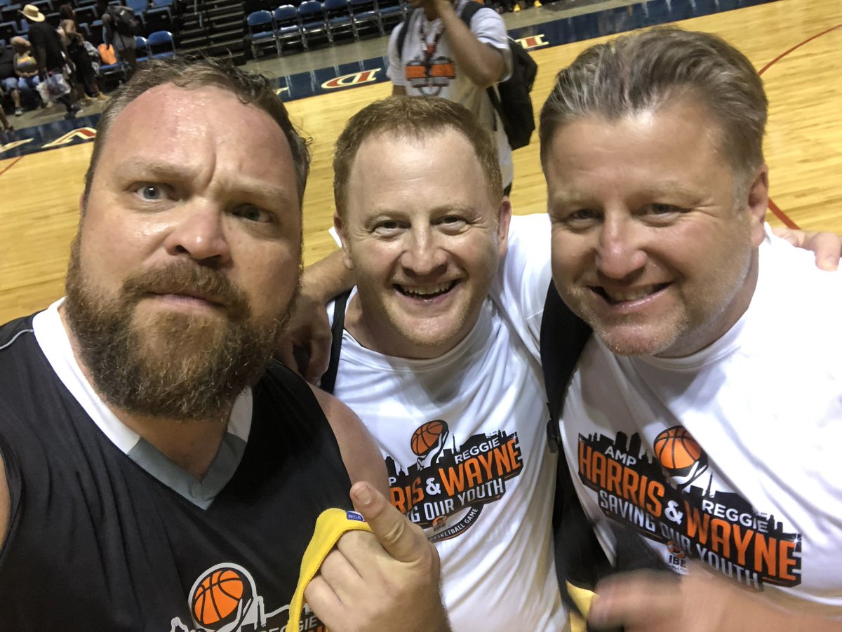 thedrewpowell's tweet photo. @JMV1070 @ChrisHaganIndy .Happy Birthday kid! Weโll always have this momentโฆ #whitemenreallycantjump #likeforreal https://t.co/xAc4MLBPMs