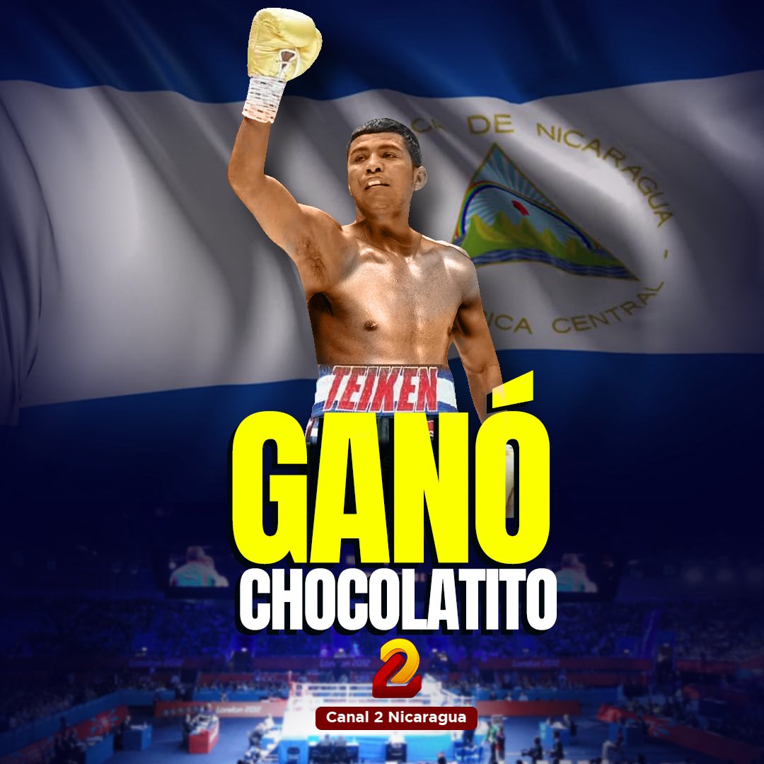 #Deportes🥊
¡Ganó Chocolatito González!🇳🇮👊🏼👊🏼👊🏼🥊