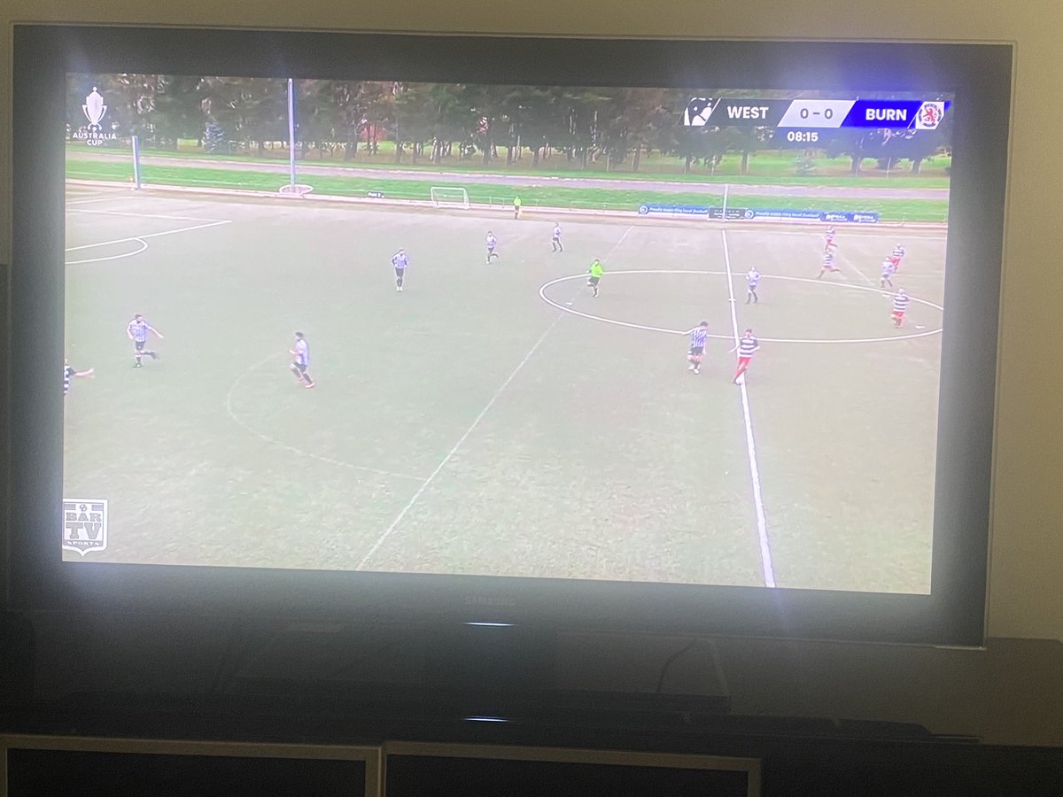 #Australia Cup  Weston Molonglo v Burns FC qualifying round Canberra. It’s a cagey affair