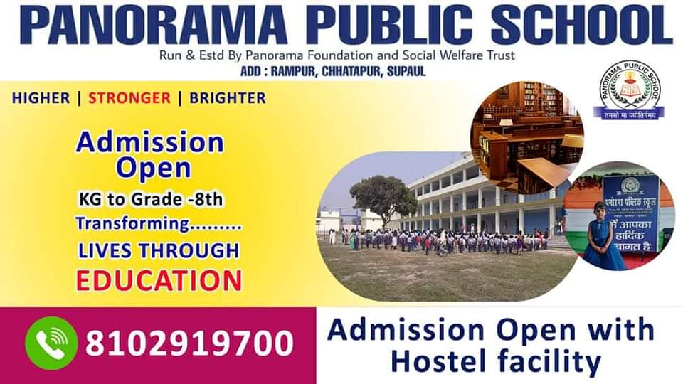 PanoramaGroup7's tweet photo. Admission Open For The Session 2022-23
Pre-Nursery to 8th
Give Your Child The Best Of Exposure and Learning.
Seats are filling rapidly! Hurry up…!!
Panorama Public School
Admission open with Hostel facility.
Call us for more Information 8102919700. https://t.co/f5PyqabLWi