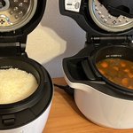 彼氏が遊びに来るので…ホットクックでカレーと米のビュッフェ形式!