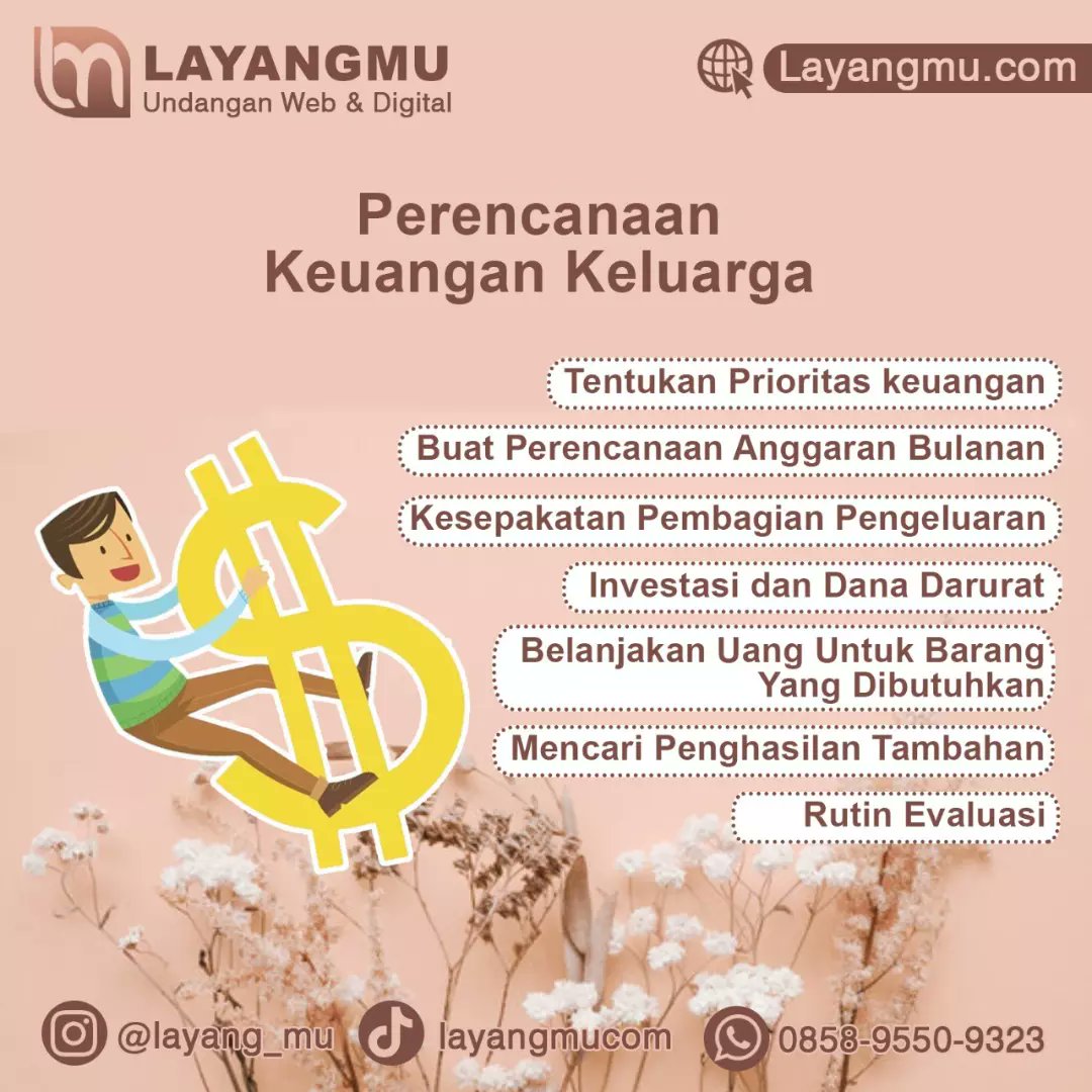 Layangmucom's tweet image. Binggung merencanakan keuangan keluarga ? 
Nih, mimin layangmu merangkum 7 tips perencanaan keuangan ☺️

Saatnya beralih ke undangan digital lebih simple dan elegant

More info klik link di bio / 0858-9550-9323

#undangandigital #digitalinvitation #undanganunik #undanganweb