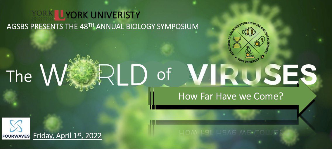 yorkuagsbs's tweet photo. Have you registered for this year’s AGSBS Biology Symposium yet? #agsbs #biograds #yorku https://t.co/8RVOdyUwtU