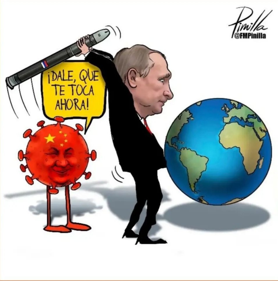 VaneCarocr's tweet photo. Pura mi3rd@ comunista jodiendo al planeta entero. En fila con turno al bate  Iran, Korea del norte... https://t.co/F0AoC3V5ia
