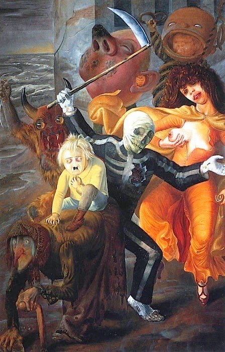 Arteymas_'s tweet photo. Los siete pecados capitales, 1933, Otto Dix https://t.co/m1hKZev31C
