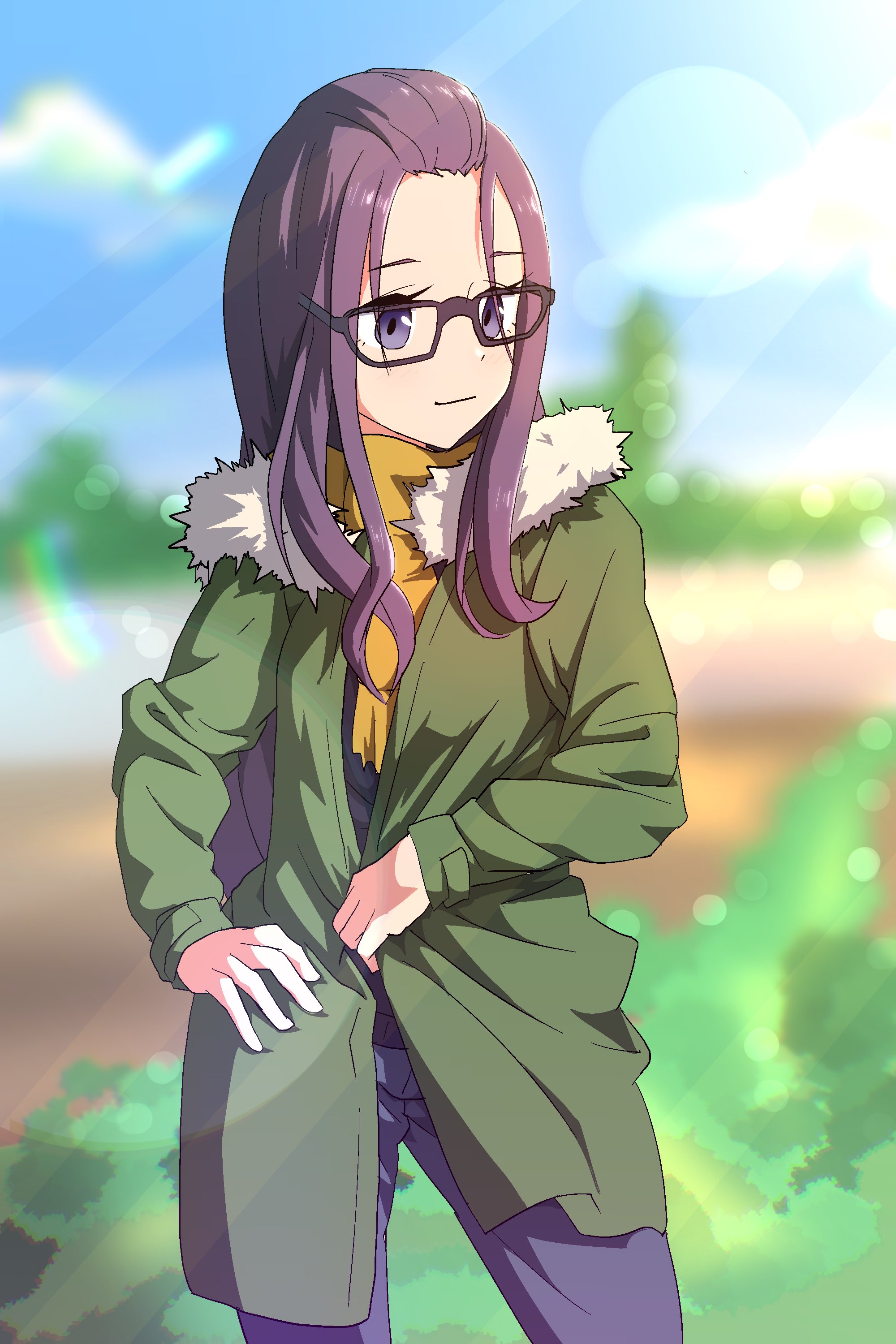 なず 桜さん描きました ゆるキャンd ゆるキャン 各務原桜 Yurucamp T Co Jt6w5bvk9b Twitter