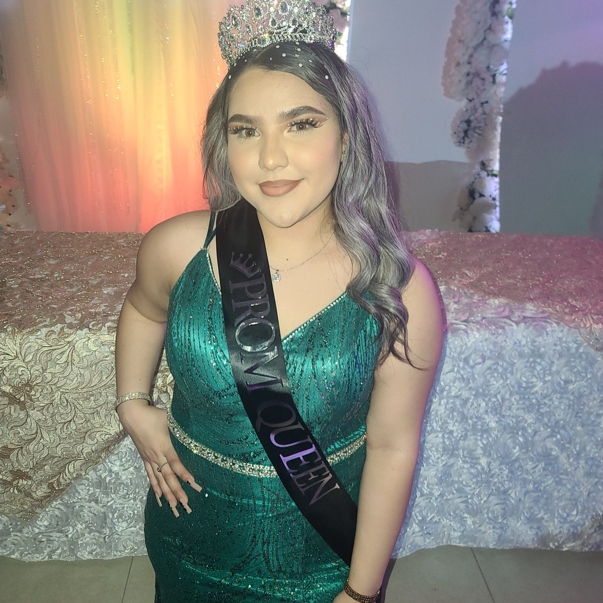 SEgirlsbsktball's tweet photo. Prom King (fluffy) isaac Jaquez and Queen Adamaris @SanElizarioISD 
@april_marioni https://t.co/3qjowwrByl