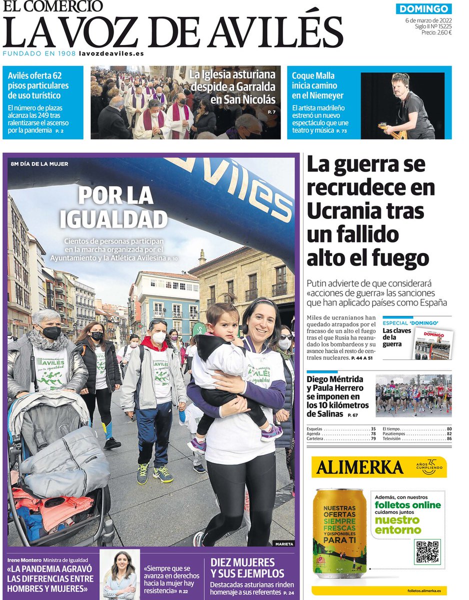 lavozdeaviles's tweet photo. Consulta nuestra portada 🗞de hoy domingo 6 de marzo https://t.co/tdj1TqVhW6 https://t.co/lR8DsfjU0G
