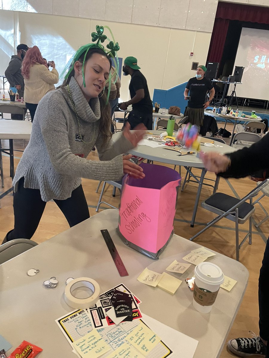 Today was AMAZING! Yo leave and come back to the people and school that I love so much, lead a design challenge, and get to influence REAL LIVE CHANGE! It was inspiring to be a part of #designcamp 2022! Thank you for the blessed opportunity <a href="/drchagala/">Eric Chagala, EdD</a> <a href="/kalebrashad/">Dr. Kaleb “Kofi” Rashad, Creative Director</a> <a href="/UNLOCKEDHCD/">Unlocked, Inc.</a>