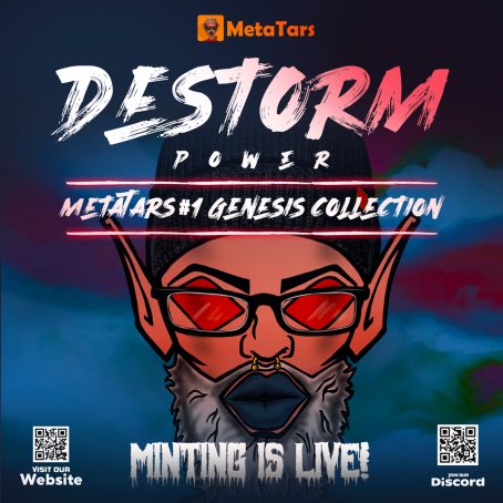 Confidencej5's tweet photo. Itโs LIVE guys !! Hurry and get yours NOW!!! https://t.co/eKlClS4w17 #MetaTars #Meta #Metverse #NFTs https://t.co/nezh0SpRXJ