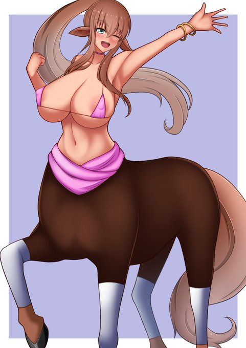 Twitterリクエスト。
おっぱいばいんばいんケンタウロスはロマンの塊。 