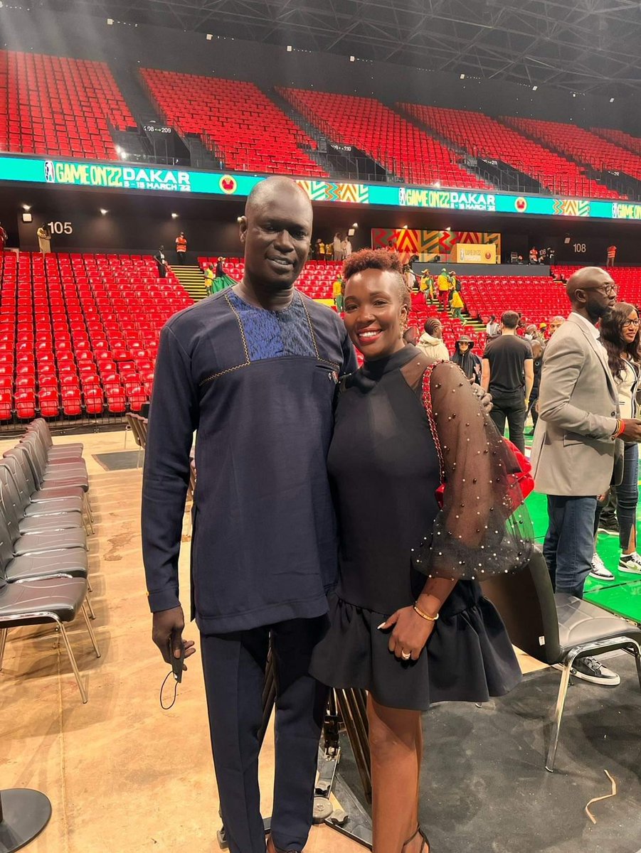 Noninimgenge2ru's tweet photo. Congratulations @winmitch spotted @theBAL with the President of African Basketball League! @amadougallofall #BAL 

@theBAL represents the National Basketball Association @nba (NBA)’s first investment in an NBA-branded league outside of North America. https://t.co/xEyc0V4QCO