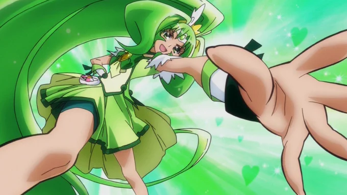勇気りんりん直球勝負 キュアマーチ! Full of spirit fighting straight Cure March!   #precure